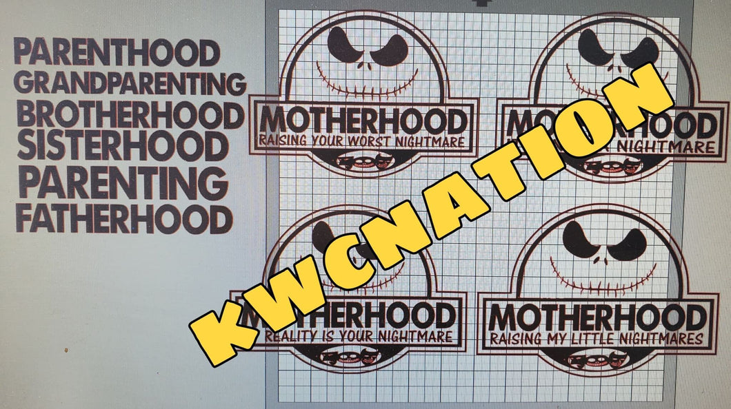 Motherhood Nightmare Edition SVG